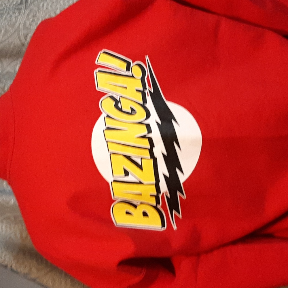 Bazinga sweatshirt from big bang theory